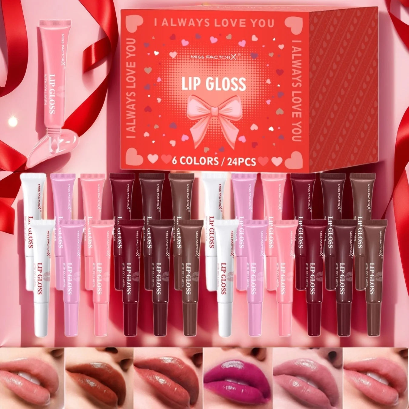 LUVORA™ Ultimate Gloss Set — 24 Shades